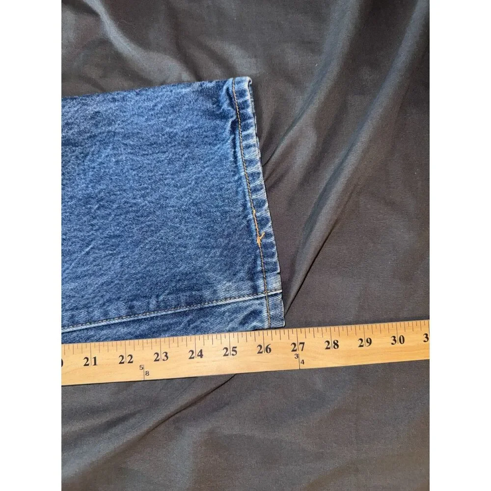 Vintage Levi's 501xx Men's W32 100% Cotton Dark Wash Button Fly Jeans (Hemmed)